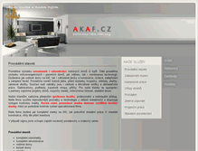 Tablet Screenshot of akaf.cz